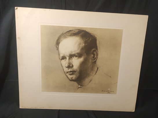 Charles Lindbergh Portrait - Photographic Print