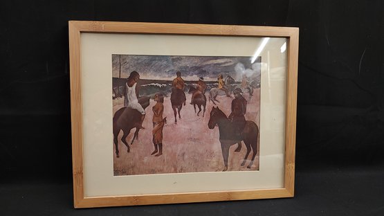 Paul Gaugin 'Riders On The Beach II' Art Print