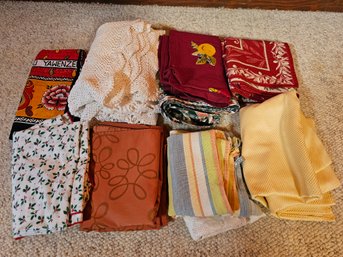 Lot Of Tablecloths And Table Runners