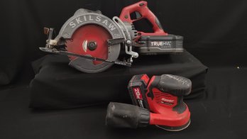 Cordless Sander And Circular Saw