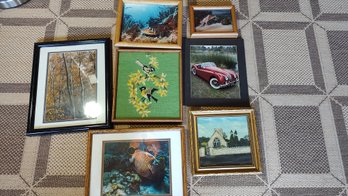 Lot Of Framed Wall Art