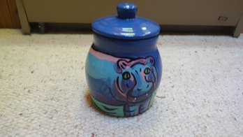 Vintage Painted Cookie Jar