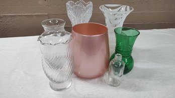 Lot Of Glass Vases