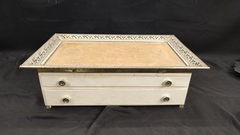 2-Drawer Wooden Jewelry Box