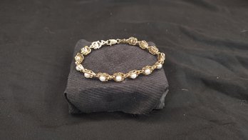 14k Gold/Pearl Bracelet