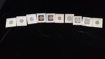 Lot Of Postwar German Pfennigs And Marks