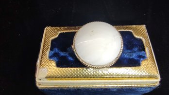 White Stone/Milk Glass Ring