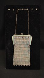 Art Deco-Style Metal Mesh Bag