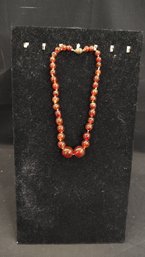 Amber Beaded Necklace