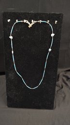 Turquoise Bear Charm Chain