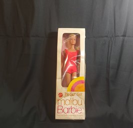 Rare New In Box 1970's The Sun Set Malibu Barbie Doll
