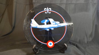 37th Paris Air Show Glass Plate