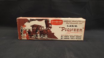 Strombecker C&N.W. Pioneer Wooden Model Train