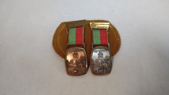 Set Of German Naturfruende Wandertag Medals