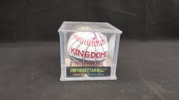 Unforgettaball Mariners 'Kingdome' Collectible Painted Baseball