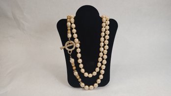 Faux Pearl Necklace