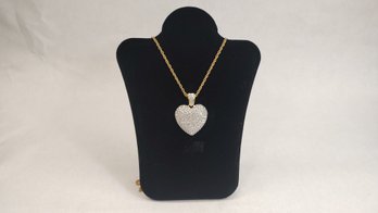 Swarovski Crystal Heart Pendant Necklace