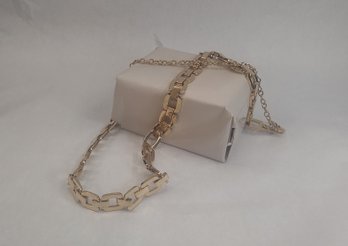 St. John Gold-Tone Chain Link Belt