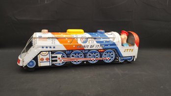 Japan Modern Toys Spirit Of 1776 Tin Train Toy