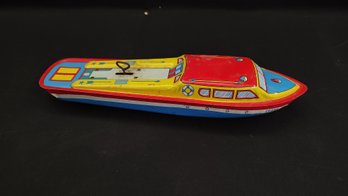 Ohio Art Tin Wind-Up Speedboat