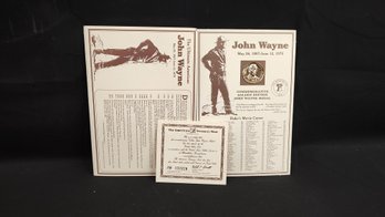 Commemorative John Wayne Golden Edition Medal