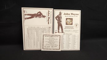 Commemorative John Wayne Golden Edition Medal