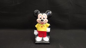 Vintage Plastic Mickey Mouse Coin Bank