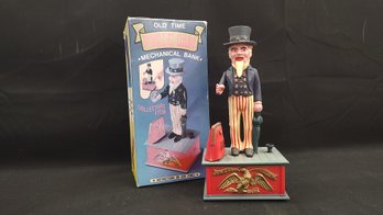 Mechanical Uncle Sam Coin Bank