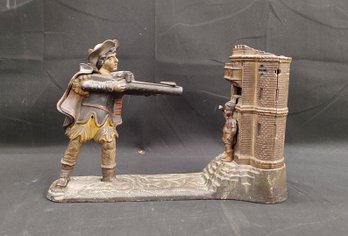 Cast Iron William Tell Mechanical Coin Bank