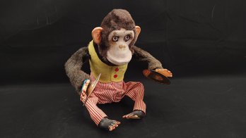 Vintage Clapping Monkey Toy