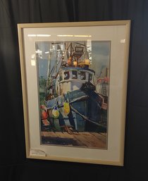 Joan Pinney 'Sea Wynd' Original Watercolor