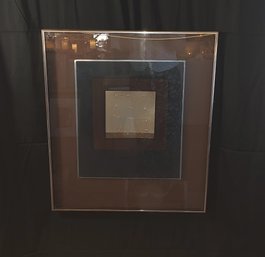 Jones 'Silver Square' Signed And Numbered Art Piece