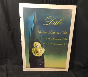 Reproduction Vintage Dali Exhibition Poster