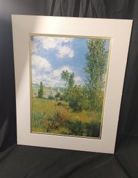 Claude Monet 'View From Vetheuil' Art Print