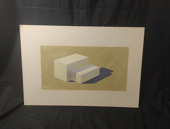 Unframed Cube Painting
