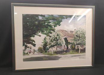 Signed R.G. Evans House Painting