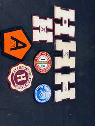 Vintage Letters And Patches