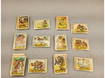 1988 Leaf Greatest Gross Outs Stickers/Card Lot