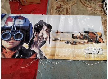 Vintage Pepsi/Star Wars Banner From Episode 1 Era (Damaged)