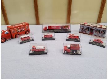 Coca Cola Die Cast Cars, Trucks & Tins