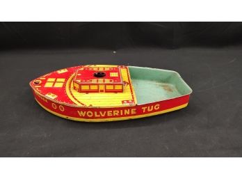 Wolverine Tin Tugboat Toy