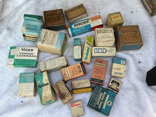 Collection Of Vintage Drug Store Items  (10)