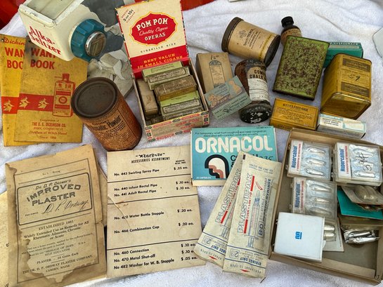 Collection Of Vintage Drug Store Items  (13)