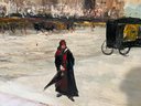 P-5 Oil/Canvas Painting, 'Tremont St., Boston  Common', 24'x36'