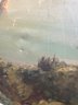 Oil/Canvas, 'Large Painting Of Seascape', Sgd. Ciappa, Frame Size 27'x51'
