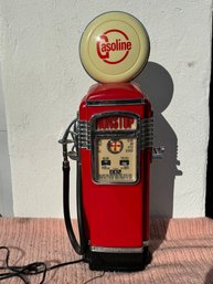 RARE Gas Pump Novelty Radio & Cassette Player Gasoline Spirit Of SAINT LOUIS, 23' Ht