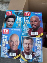 Star Trek 30th Anniversary 4 TV Guide Set