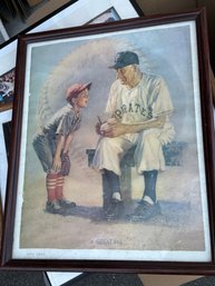 Vintage Honus Wagner Baseball Picture