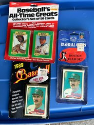 NOS 1980s Baseball Card Sets