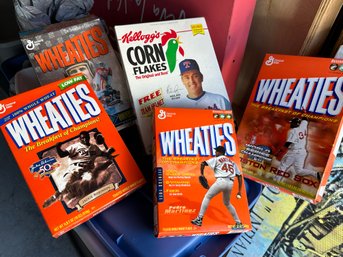 5 Vintage Collector Boxes Of Wheaties